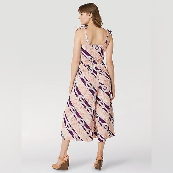 Wrangler Retro® Pink Multicolor Tie Strap Women’s Jumpsuit - Picture 2 of 13